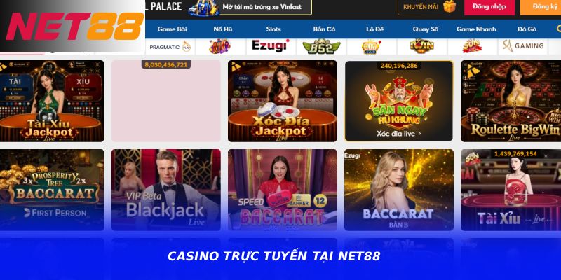 Casino trực tuyến tại Net88