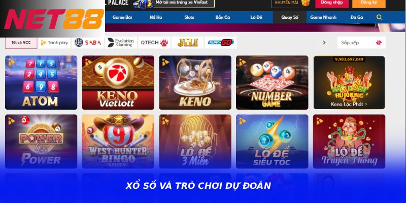 Xổ số và trò chơi dự đoán